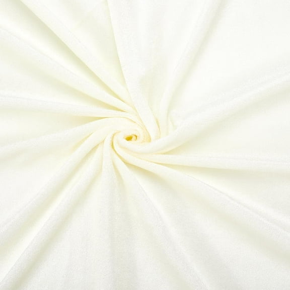 66 Inch 1.09 Yards Premium Beige Velvet Fabric By The Yard Vintage Wide Crushed Velvet Fabrics Soft Polyester Square Cloth DIY for Sewing Making Clothes Apparel Upholstery Curtain Tablecloth Diy