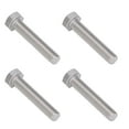 thumbnail image 2 of 20Pcs Hex Bolt Coarse Thread Set Screws Fully Threaded Bolts A2 Stainless Steel M10x1.5 DIN 933M10x55, 2 of 15