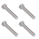 thumbnail image 1 of 20 tornillos de fijación de rosca gruesa Bling Bling Perno hexagonal acero inoxidable A2 M10x50, 1 of 12