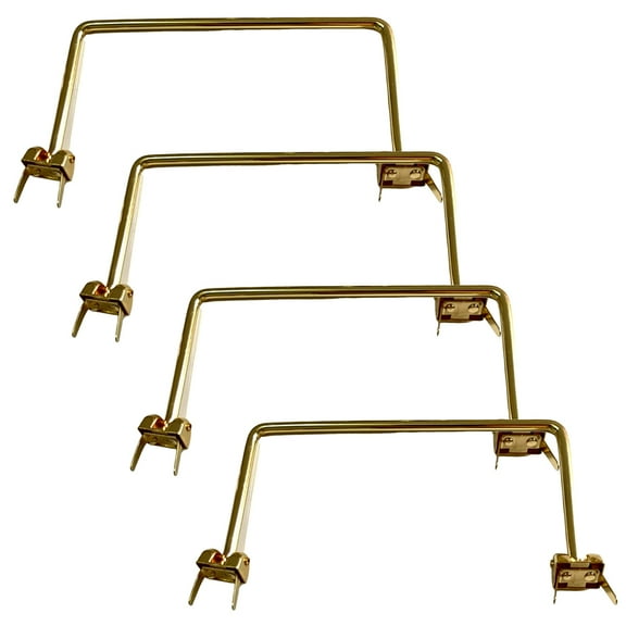 PBPBOX 4 Pcs Jewelry Box Pulls Dresser Knob Replacement Iron Golden Easy to Install