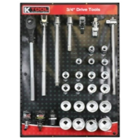

K Tool International KTI0848 Drive Tools Display - 0.75 in.