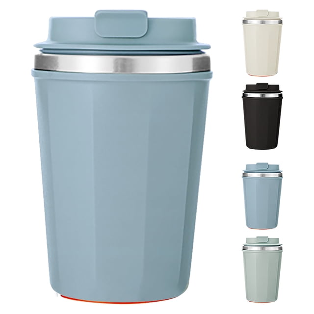 Mistaha Tasse à Café 500 ml Tasse en Acier Inoxydable Tasse à Café Réutilisable Tasse à Café Portable de Voyage