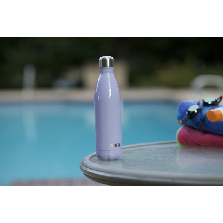 Be Mermazing Mermaid Purple Flip Top Water Bottle w/Straw – Aura