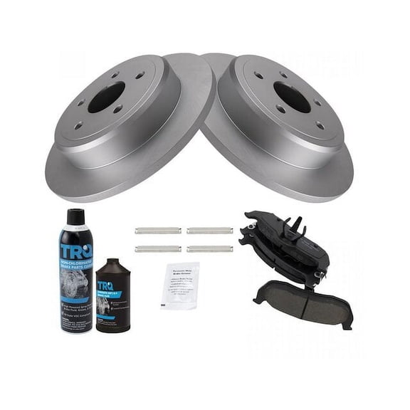 Rear Brake Pad and Rotor Kit - Compatible with 2006 - 2010 Jeep Commander 2007 2008 2009