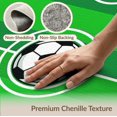thumbnail image 6 of ODIKA 9'x12' Washable Area Rug Doormat Football Door Ground Layout Halfway Lines Stadium Soccer for Master Suite, California King, Under Bed, Non-Shedding, Easy Care, 6 of 7