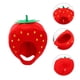 thumbnail image 3 of 1 gorro de peluche con forma de fresa, ideal para cosplay o como accesorio para fotos., 3 of 7