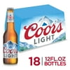Coors Light Beer, 18 Pack, 12 fl oz Glass Bottles, 4.2% ABV, Domestic Lager
