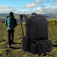 thumbnail image 4 of 1x de camuflaje Bolsa táctica de camping Negro shamjiam Mochila deportiva al aire libre, 4 of 9