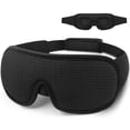 thumbnail image 1 of Antifaz para dormir para hombres y mujeres, antifaz para dormir con copa contorneada 3D y venda para los ojos, antifaz para dormir nocturno moldeado cóncavo, antifaz para ojos 100% opaco, cubierta, 1 of 6