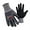 Gray, variant on Qear General Purpose Work Safety Gloves, 3 Pairs, Nitrile Rubber, Abrasion Resistant, Small