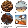 thumbnail image 3 of Designart "horizon Australia Outback Spectrum II" Landscapes Floater Framed Canvas Art Print, 3 of 7
