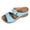 F, variant on Rokment Orthotic Arch Support Platform Wedge Sandals for Women Ladies 2026 Fashion Comfortable Leather Fish Mouth Open Toe High Heels Dressy Slides Beach Casual Dress Slip on Summer Shoes A Size 6