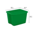 thumbnail image 2 of Apagado temporal solicitud comercialCaja de Transporte STERILITE STERILITE de plástico de 68 litros, color verde, 2 of 4