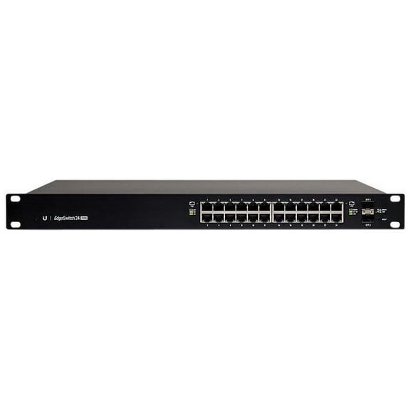 Ubiquiti Networks EdgeSwitch 24 250W (ES-24-250W) Managed PoE  Gigabit Switch with SFP,Black