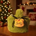 thumbnail image 4 of ‌Christmas Gift Bags - Luxury Festive Faux Fur Christmas Gift Bags with Gold Bells & Bow - Reusable Holiday Wrapping Bags for Kids Adults Party Favors, 4 of 6