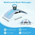 thumbnail image 4 of Back Stretcher for Lower Pain Relief ?Adjustable Spine Decompressor with Magnet Lumbar Cracker Massager Board Spine Device Chiropractic Stretch Sciatica Ease, 4 of 6