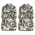 thumbnail image 3 of LAKIMCT Leopard Print Butterfly Car Seat Covers Vehicle Front Seat Covers Universal Fit Seat Protector, 3 of 9