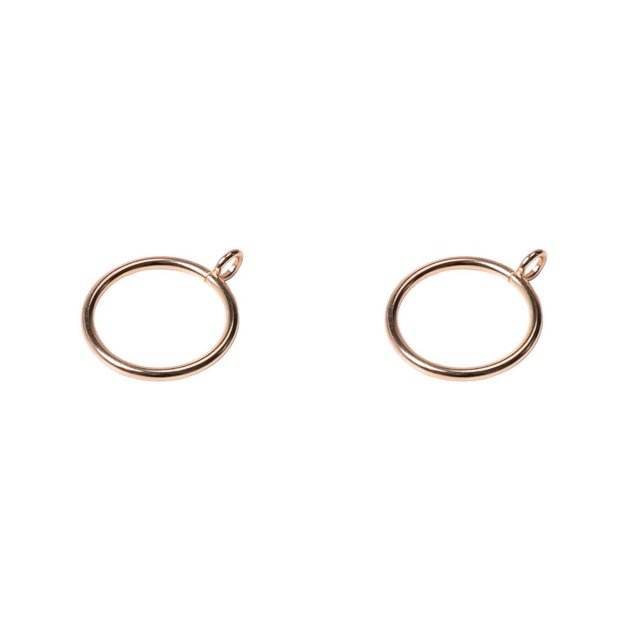 Ounissouiy 10 ganchos para cortinas, decoración de ventanas colgantes, anillos para cortinas, colgador de Clip, accesorio para cortinas para Oro 2piezas