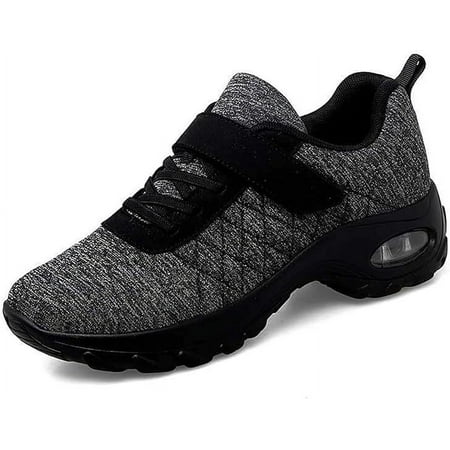 

Women s Walking Shoes All Day Comfort Slip-Resistant Velcro Sneakers - Mesh Slip Lady Girls Modern Work Shoe Easy Shoes Platform Loafers