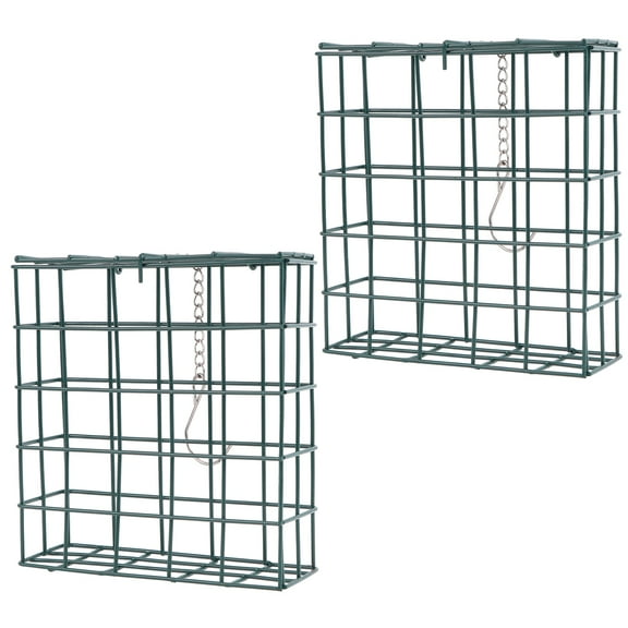 Sipeihong 2pcs Hanging Suet Bird Feeders for Wild Birds - Outdoor Use