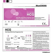 Angle View: BLUE CROSS 50 Pregnancy HCG strips, expiration 2021 - Free Shipping!