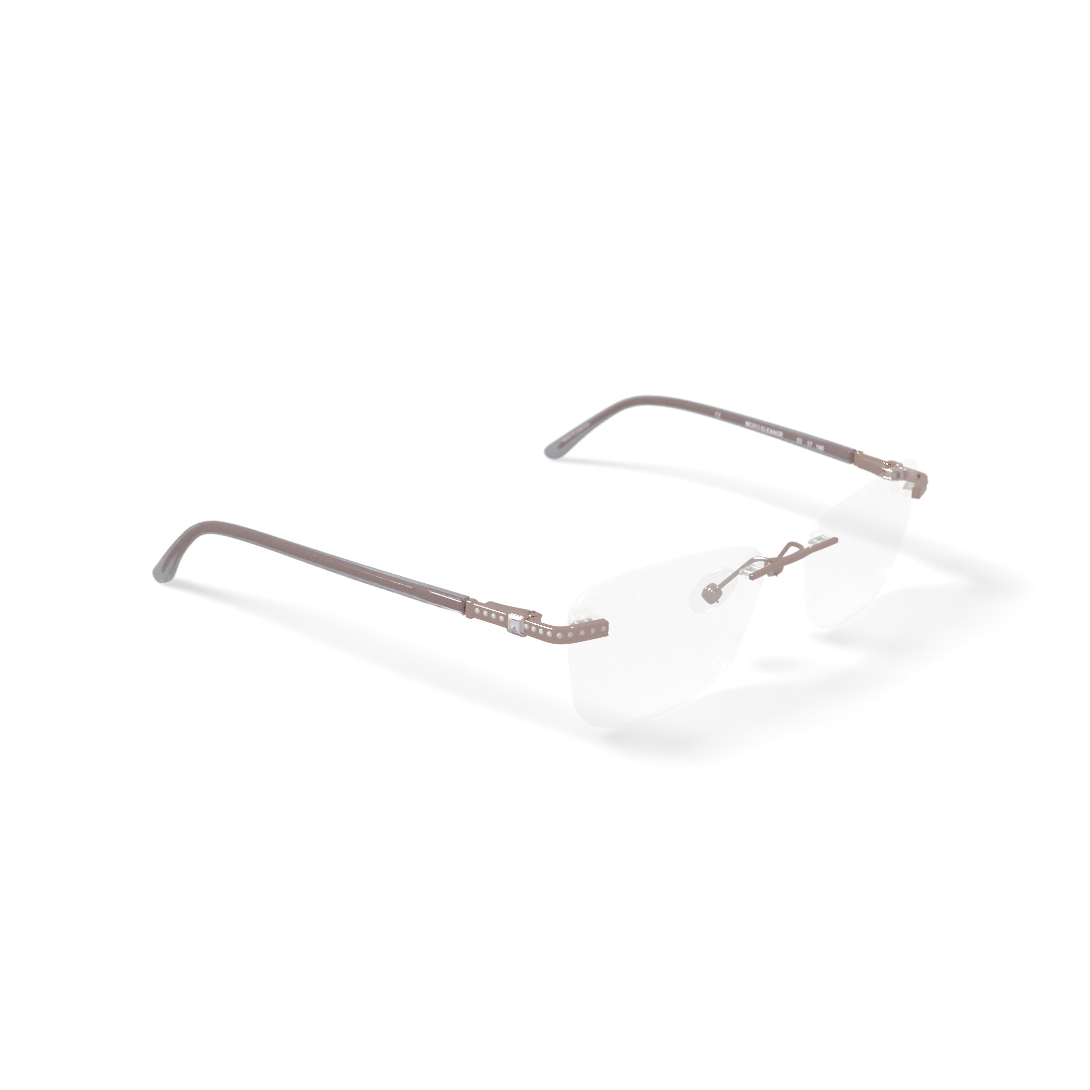 Walmart Women's MC013 Eleanor Square Prescription Eyeglasses with Case, Gold
