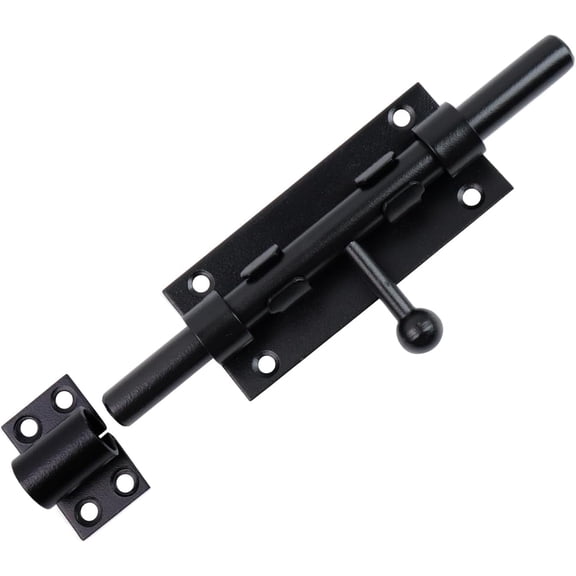 6.3Inch Gate Barn Lock Latch,Slide Bolt Gate Latch Hardware Barrel Bolt Latch Door Lock Bolt Gate Latch 304 Stainless Steel Heavy Duty Fence