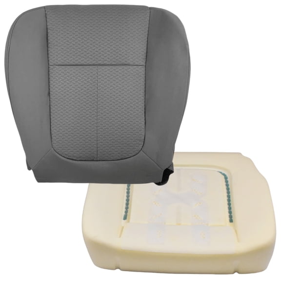 Panlongic Driver Bottom Seat Cover and Foam For Ford F150 2009-2014