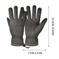 thumbnail image 2 of Djunllk Winter Gloves for Men Women - Windproof Waterproof Heavy-Duty Cold Weather Gloves for Skiing Cycling Hiking, Outdoor Sports, 2 of 5