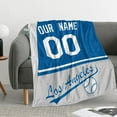 thumbnail image 6 of Los Angeles Blanket Throw Blanket Custom Any Name and Any Number Gifts for Men Women Baby, 6 of 6