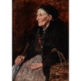 thumbnail image 2 of William J. Forsyth 11x14 Gold Ornate Wood Frame and Double Matted Museum Art Print Titled - Old Market Woman (1885), 2 of 4