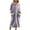 Light Purple, variant on Nightgown for Women Long Sleeve Button Down Hooded House Coat Women Warm Robe Womens Robes Long Flannel Night Shirts for Women