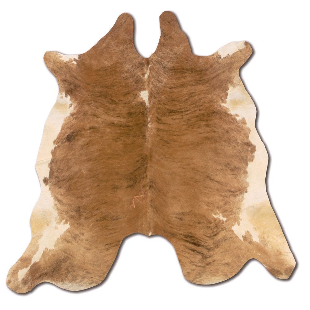 Cowhide, Brown Stencil and Brown Stencil Full Skin