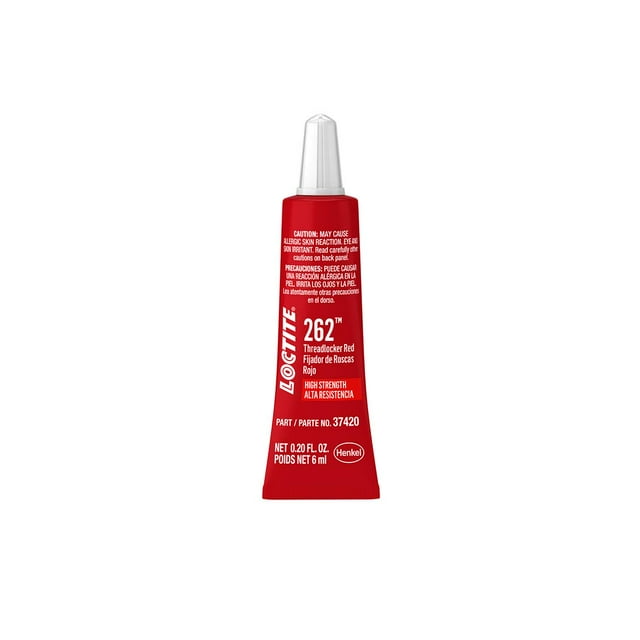 Fijador de Roscas Loctite 262 Rojo Tubo de 6 mL Aprobado por OEM