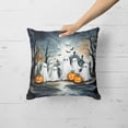 thumbnail image 2 of Ghosts Spooky Halloween Fabric Decorative Pillow 18 in x 18 in, 2 of 5