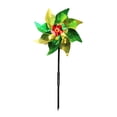 thumbnail image 2 of 2 Pack Flower Pinwheels Wind Spinners for Yard and Garden, Sequined Reflective Windmill Ornament Spinner for Patio Lawn Party Outdoor (G), 2 of 6