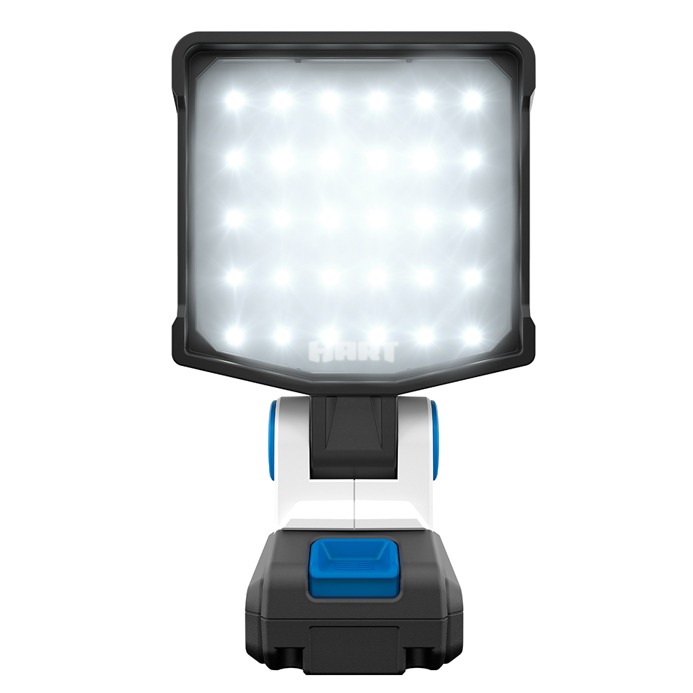 HART 20-Volt LED Work Light Kit, 1,500 Lumens, (1) 1.5Ah Lithium-Ion Battery