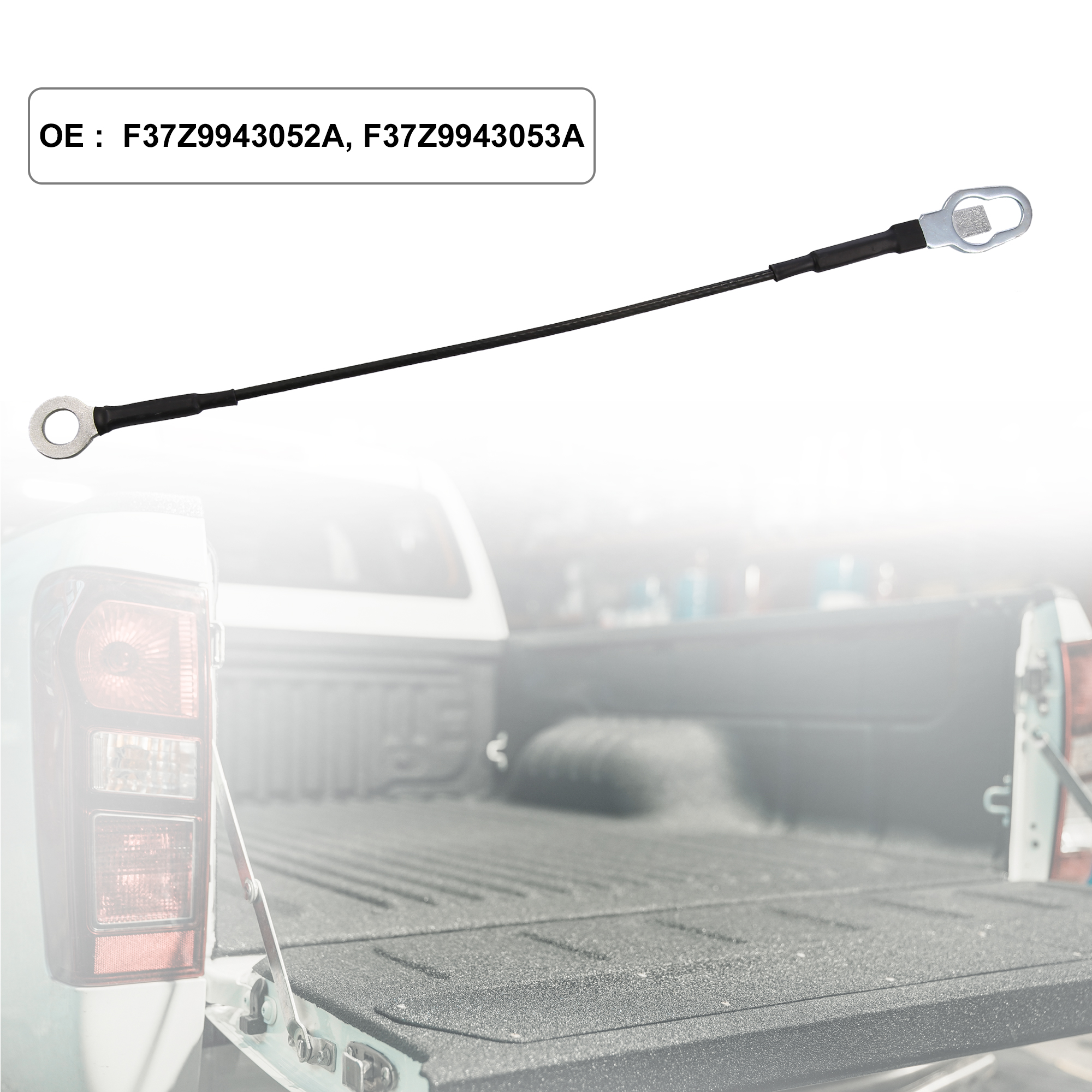 Unique Bargains Rear Tailgate Cables Lift Gate Support Straps for Ford for Ranger Truck