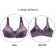 thumbnail image 6 of yievot Push Up Lace Bra for Women Plus Size Comfortable Brassiere Full Coverage Everyday Bra, 6 of 8