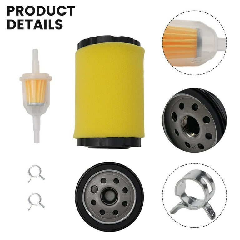 Air Filter Oil Filter Tune Up Kit For Husqvarna Yta18542 Yta24V48