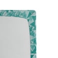 thumbnail image 2 of Ambesonne Turquoise Fitted Sheet, Modern Triangles, Twin XL Size, Turquoise Teal, 2 of 2
