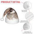 thumbnail image 4 of Rateoe Cute Cow Bath Santa Hat Confortable Christmas Hat for Christmas Party Favors Fit for Kids, 4 of 6