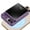 Purple, variant on Moclever Portable Charger 2 in 1 Magnetic Wireless Power Bank 10000mAh PD20W Fast Charger MagSafe Wireless Battery for IOS Phones IOS Phone 14 Series and More, Green