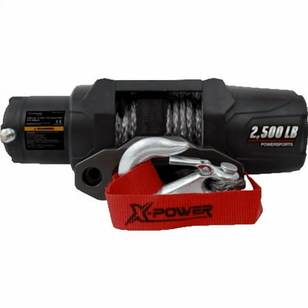 2500lbs Powersports ATV/UTV Electric winch+ Circuit_breaker