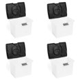 thumbnail image 1 of Gracious Living Rangement Empilable pour Fichiers avec Compartiment pour Accessoires (Lot de 4), 1 of 12