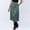 Green, variant on Babysbule Skirt for Women Plus Size Womens Fashion Leopard Print Zipper High Waist Casual Satin Mid Calf Skirt