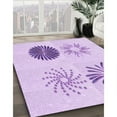 thumbnail image 2 of Ahgly Company Indoor Rectangle Patterned Heliotrope Purple Area Rugs, 5' x 7', 2 of 6