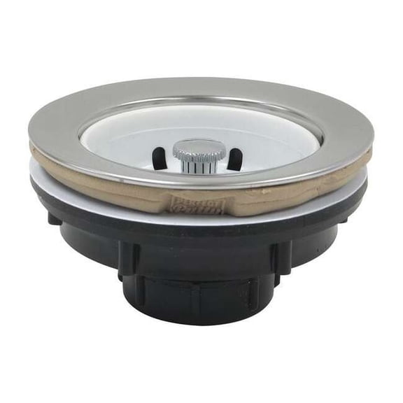 Perfect Putty SinkStrainer, D1-1/2", Brass, Plstic, Chrome 59-3000