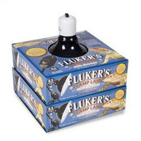 Fluker's Clamp Lamp with Dimmer, 8.5"