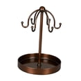thumbnail image 1 of Soporte para joyas, expositor de joyas, bandeja de hierro de gran capacidad para llaves, joyería Negro, 1 of 5
